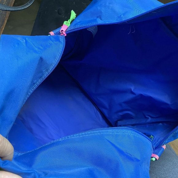 Dynastar Ski Duffle Boot Bag Vintage Taiwan Blue Pink Green - Picture 9 of 10